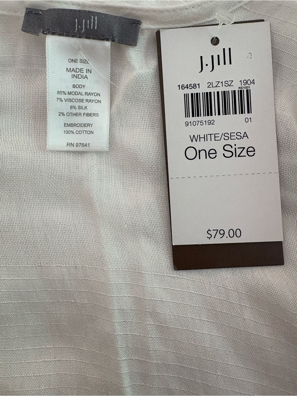 J. Jill Ombre Embroidered Wrap - Picture 4 of 4
